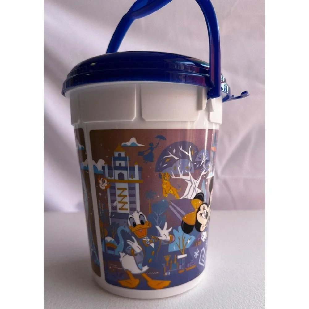 Walt Disney World Parks 50th Anniversary Popcorn Bucket Mickey Minnie Mouse Lid
